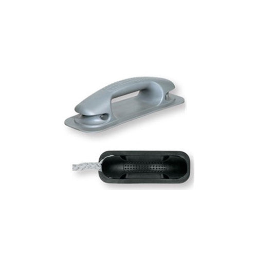 Maniglia in gomma Fast Rubber Evolution (nera/grigia) - Per Gommone/Canotto